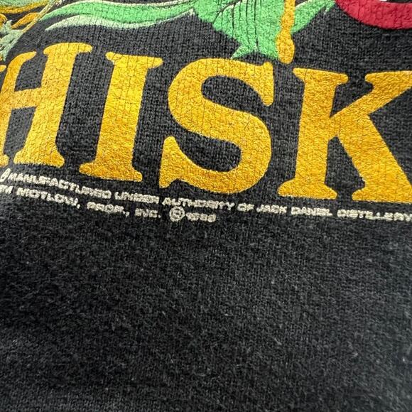 Vintage 1980s Jack Daniels Crewneck Sweatshirt Mens Large - Picture 3 of 6